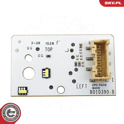 Valdymo blokas, žibintai