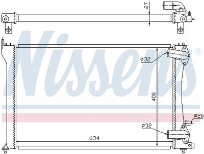 RADIATOR RACIRE MOTOR NISSENS 63701 4