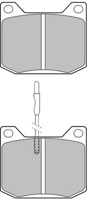 BREMSBELAGSATZ SCHEIBENBREMSE VALEO 302982 1