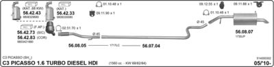 Układ wydechowy IMASAF 514000302
