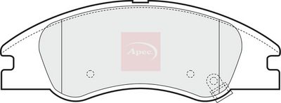 APEC Brake Pad Set, disc brake PAD1449