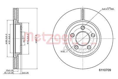 Brake Disc 6110709