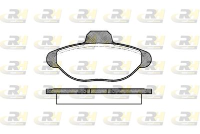 Комплект тормозных колодок, дисковый тормоз ROADHOUSE 2414.00 для FIAT CINQUECENTO