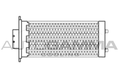 AUTOGAMMA 107049 Радиатор печки  для OPEL ANTARA (Опель Антара)
