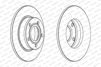BREMSSCHEIBE FERODO DDF1177C 1