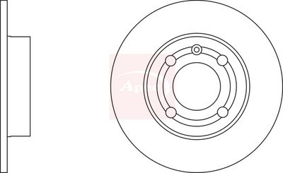 APEC Brake Disc DSK2165