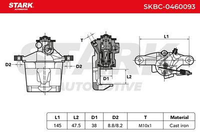 спирачен апарат STARK SKBC-0460093
