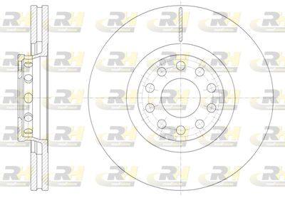 ROADHOUSE 61362.10 Тормозные диски для VW PASSAT B5.5 Variant (3B6)