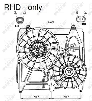 VENTILATOR RADIATOR NRF 47549 4