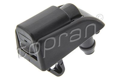 Plovimo skysčio purkštukas, priekinis langas