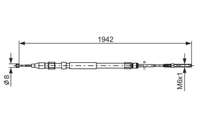 CABLU FRANA DE PARCARE BOSCH 1987477820 4