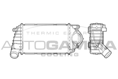 AUTOGAMMA 103658 Интеркулер  для SEAT AROSA (Сеат Ароса)