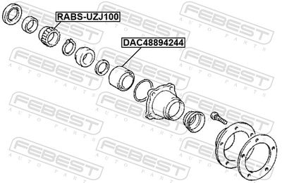 INEL SENZOR ABS FEBEST RABSUZJ100 1