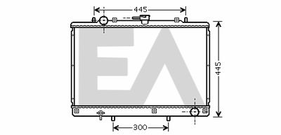 EACLIMA 31R51094 Радиатор охлаждения двигателя для MITSUBISHI L200