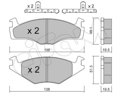 SET PLACUTE FRANA FRANA DISC