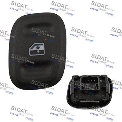 Выключатель, стеклолодъемник SIDAT 5.145261 для FIAT PANDA