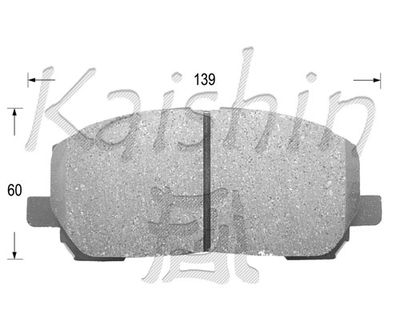 KAISHIN FK2231 Тормозные колодки и сигнализаторы для LEXUS RX (MCU15) 300 AWD (MCU15) KAISHIN FK2231 Тормозные колодки и сигнализаторы для LEXUS RX (MCU15) 300 AWD (MCU15)