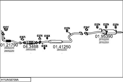 SISTEM DE ESAPAMENT MTS HYUN58709A004537