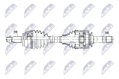 Wał napędowy NTY NPW-LR-058