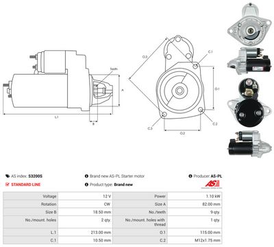 STARTER AS-PL S3200S 4