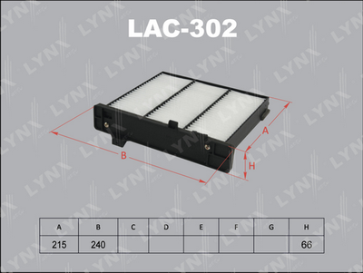 LYNXauto LAC-302 Фільтр салону 