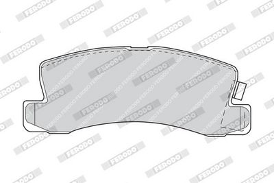 BREMSBELAGSATZ SCHEIBENBREMSE FERODO FDB478 1
