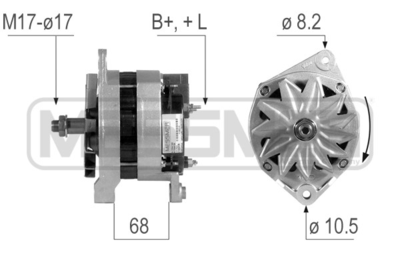 Генератор WILMINK GROUP WG2011558 для RENAULT TRUCKS MESSENGER