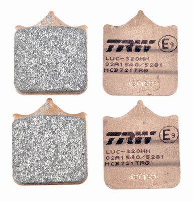 Zestaw klocków hamulcowych, hamulce tarczowe TRW MCB721TRQ