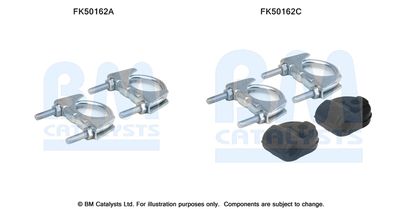 Монтажен комплект, изпускателна тръба BM Catalysts FK50162