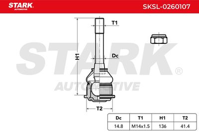 Шарнири STARK SKSL-0260107