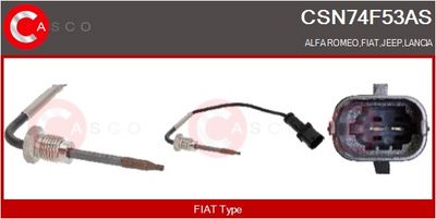 SENZOR TEMPERATURA GAZE EVACUARE