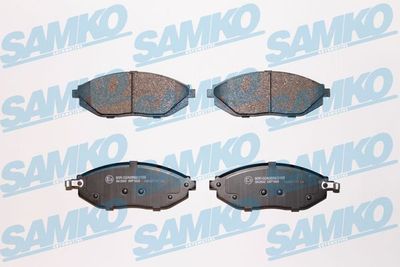 Комплект тормозных колодок, дисковый тормоз SAMKO 5SP1629 для CHEVROLET SPARK