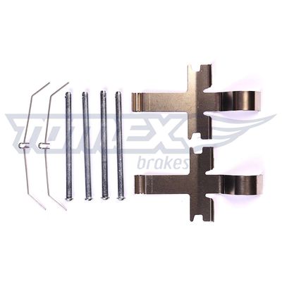 Комплектующие, колодки дискового тормоза TOMEX Brakes TX 44-03 для TOYOTA LAND CRUISER
