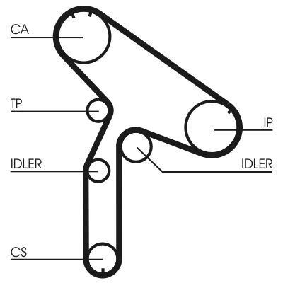 CUREA DE DISTRIBUTIE CONTINENTAL CTAM CT921 2