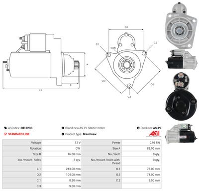 STARTER AS-PL S01023S 4
