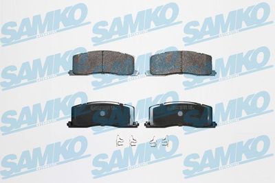 SAMKO 5SP1013 Тормозные колодки и сигнализаторы для TOYOTA PREVIA I (_R1_, _R2_) 2.4 4WD (TCR21_, TCR20_)