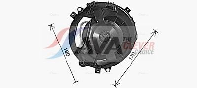 VENTILATOR HABITACLU AVA Clever Choice VN8423 1