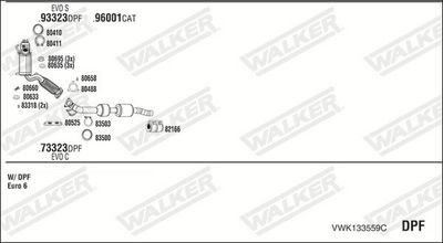 SISTEM DE ESAPAMENT WALKER VWK133559C