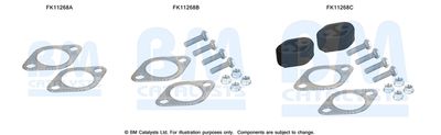 Monteringssæt, sod-/partikelfilter BM Catalysts FK11268