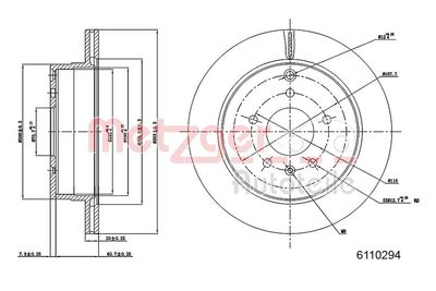 Brake Disc 6110294