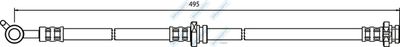 APEC Brake Hose BHO4243