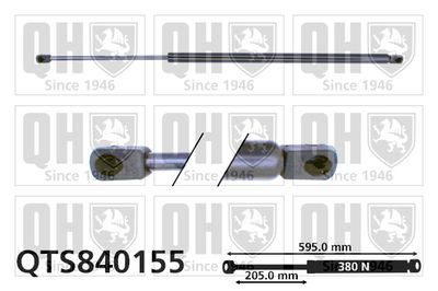 QUINTON HAZELL QTS840155 Амортизатор багажника и капота  для BMW 3 (Бмв 3)