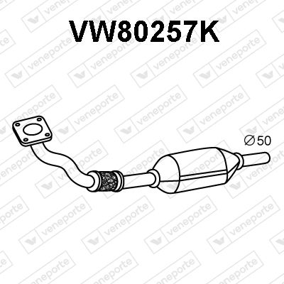 VENEPORTE VW80257K Катализатор для VW PASSAT B3/B4 Variant (3A5, 35I)