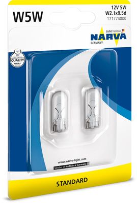 NARVA 171774000 Лампа ближнего света  для SUBARU XV (Субару Xв)
