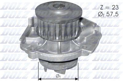 DOLZ Wasserpumpe, Motorkühlung (S219)