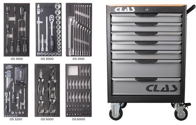 SERVANTE 7 TIROIRS + 154 OUTILS