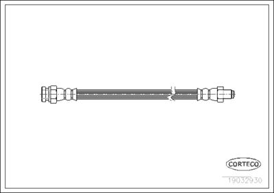 Тормозной шланг CORTECO 19032930 для MITSUBISHI SIGMA