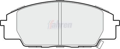 Fahren Brake Pad Set, disc brake FBP3156