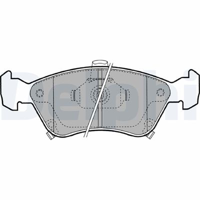 Brake Pad Set, disc brake LP1231