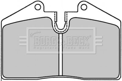 Комплект тормозных колодок, дисковый тормоз BORG & BECK BBP1227 для FERRARI 348